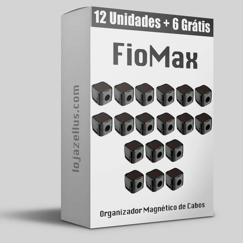 FioMax - Organizador Magnético de Fios Cabos Universal