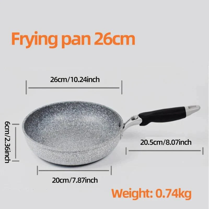 Panela Wok Antiaderente 28cm para Bife e Panquecas