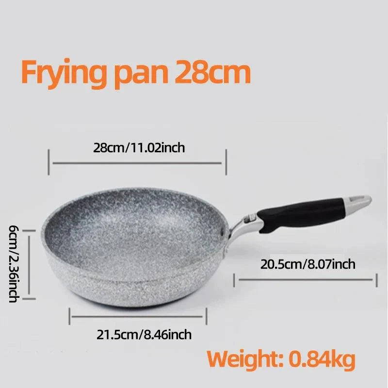 Panela Wok Antiaderente 28cm para Bife e Panquecas