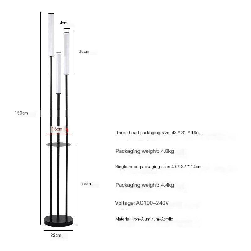 Luminária de Chão LED Moderna